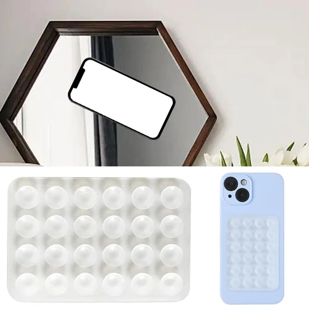 5pcs Strong Grip Phone Holder Adhesive Silicone