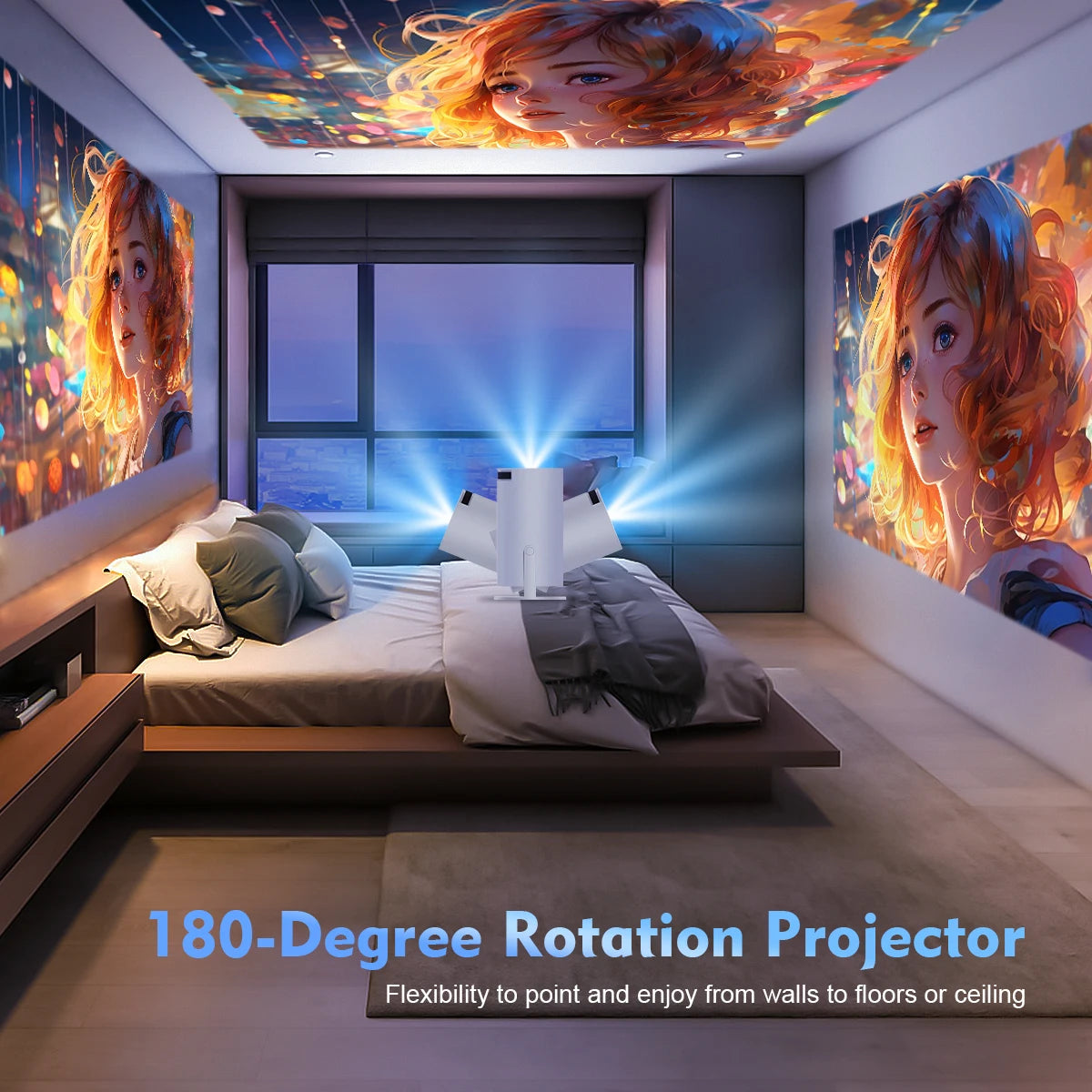 Magcubic Projector HY300 PRO 4K Home Cinema Outdoor Projetor