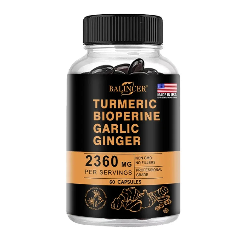 Ginger Supplement with Garlic, for Joint, Digestive & Immune Support