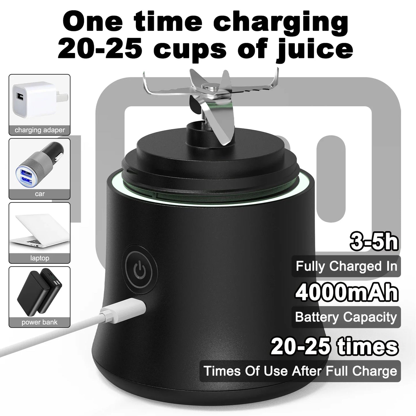 Personal Portable Bottle Blender 600ML