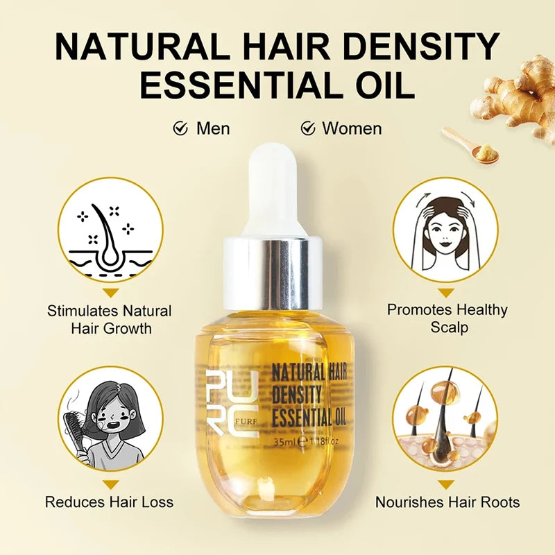 Ginger Hair Growth Oil Fast Hair Loss Treatments