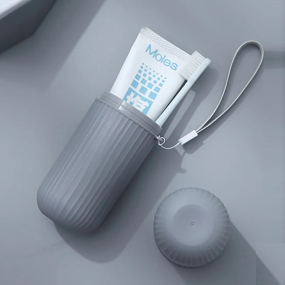 Portable Toothbrush Cup Bathroom Toothpaste Holder