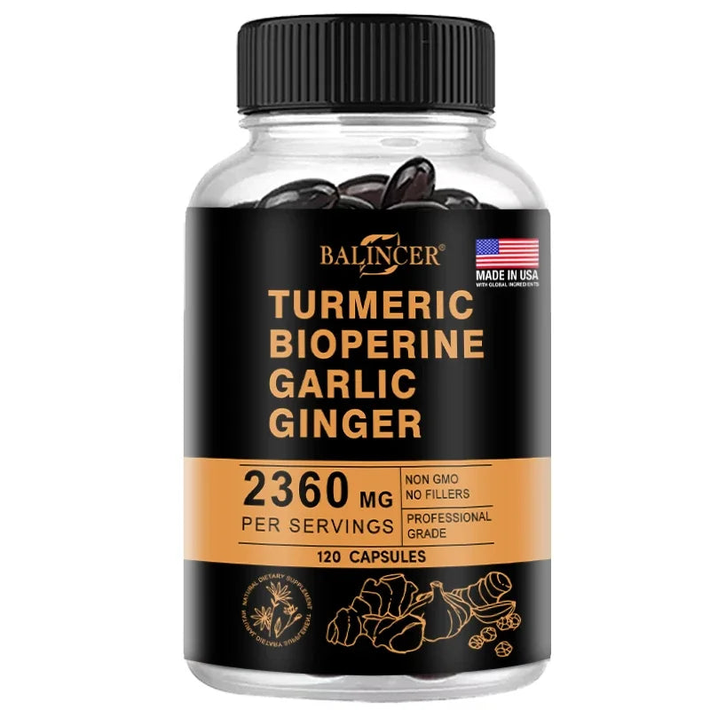Ginger Supplement with Garlic, for Joint, Digestive & Immune Support