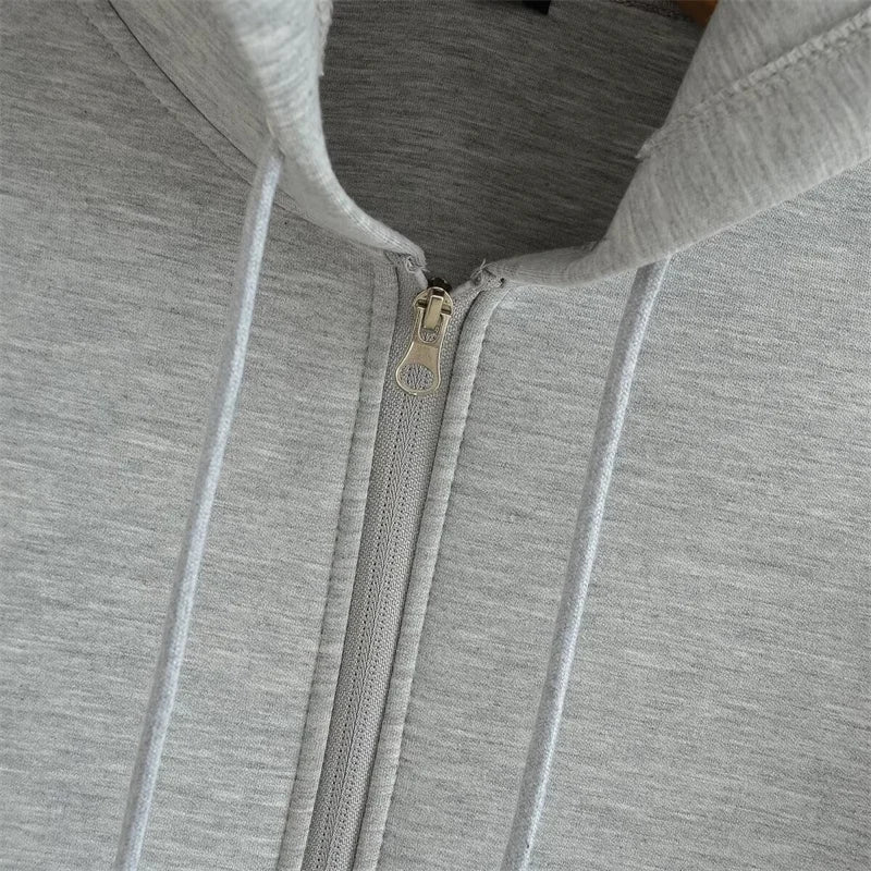 Winter New Women's Zipper Hoodie