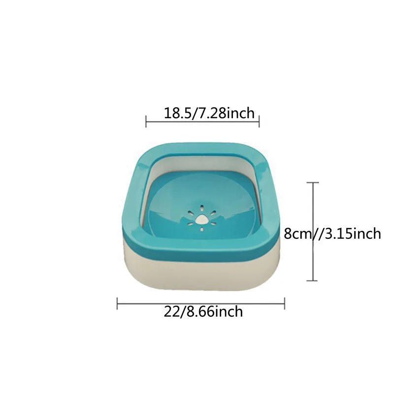 Anti-splash Water Bowl For Pets 1L Large Capacity Drinker