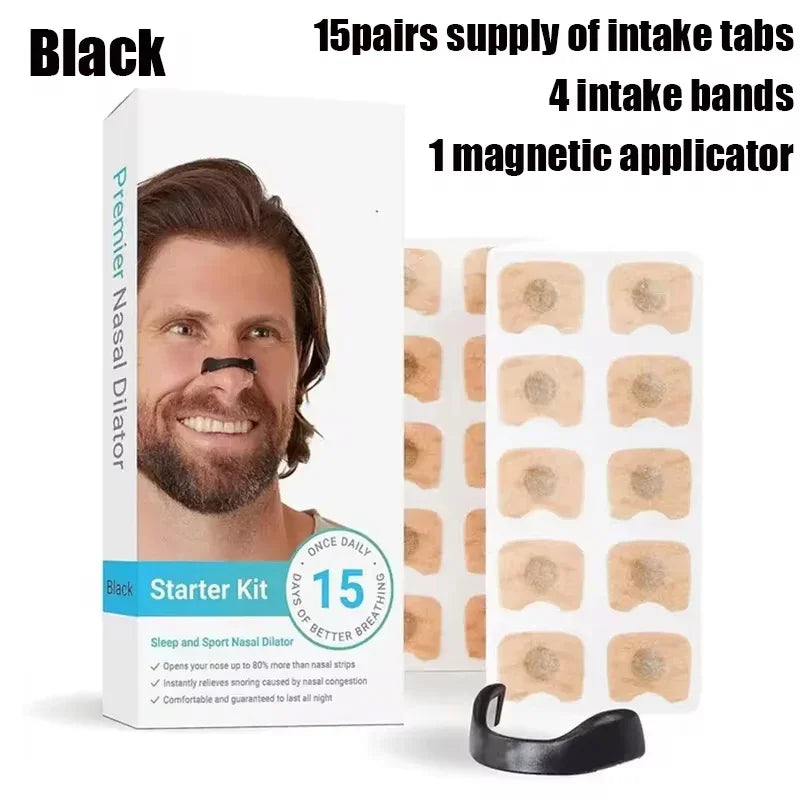 15Pairs Magnetic Nasal Strips Reduce Snoring