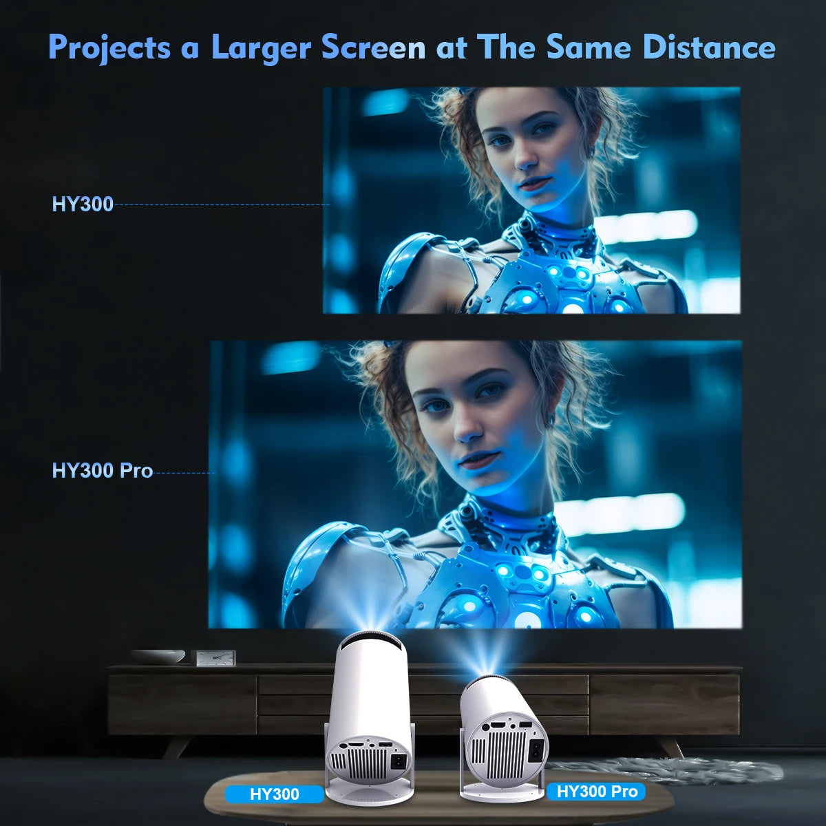 Magcubic Projector HY300 PRO 4K Home Cinema Outdoor Projetor