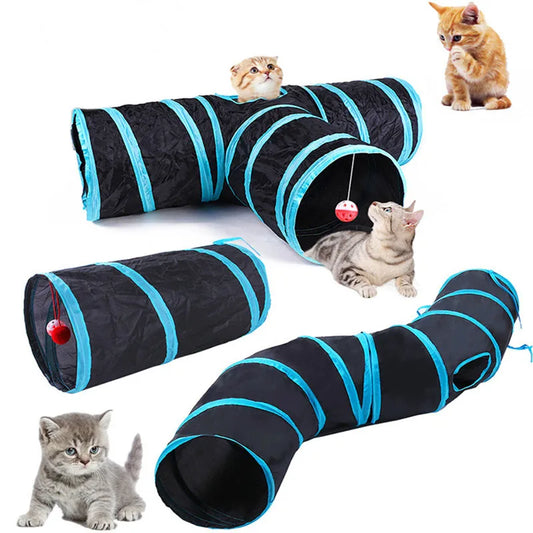 Cat Tunnel Pet cat toy breathable