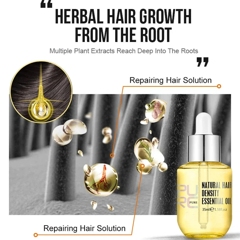 Ginger Hair Growth Oil Fast Hair Loss Treatments