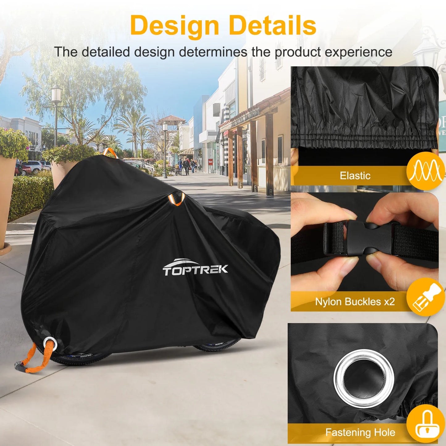 Bike Cover 210T Bicycle Protector Multipurpose Rain Snow Dust Waterproof