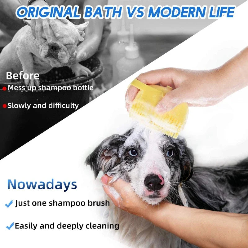 Pet Shampoo Brush 2.7oz 80ml Grooming