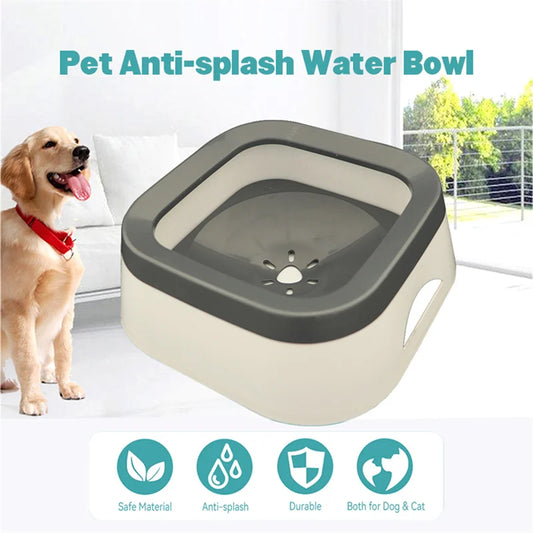 Anti-splash Water Bowl For Pets 1L Large Capacity Drinker