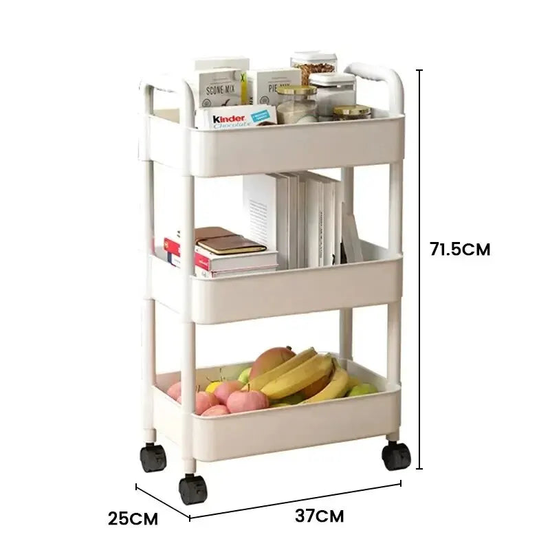 Household Multi-layer Small Cart Storage Rack