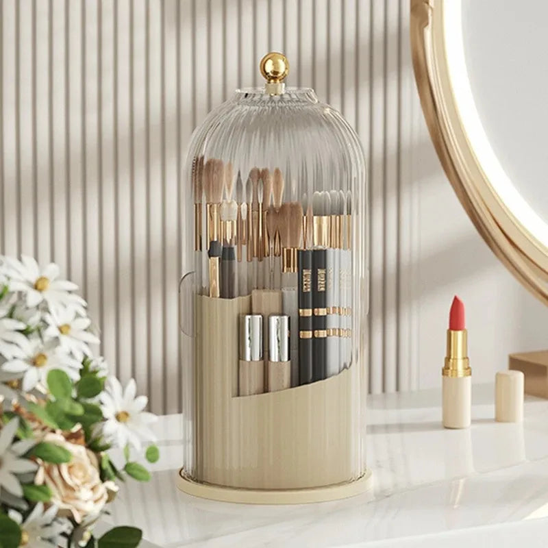 360° Rotating Makeup Brush Holder