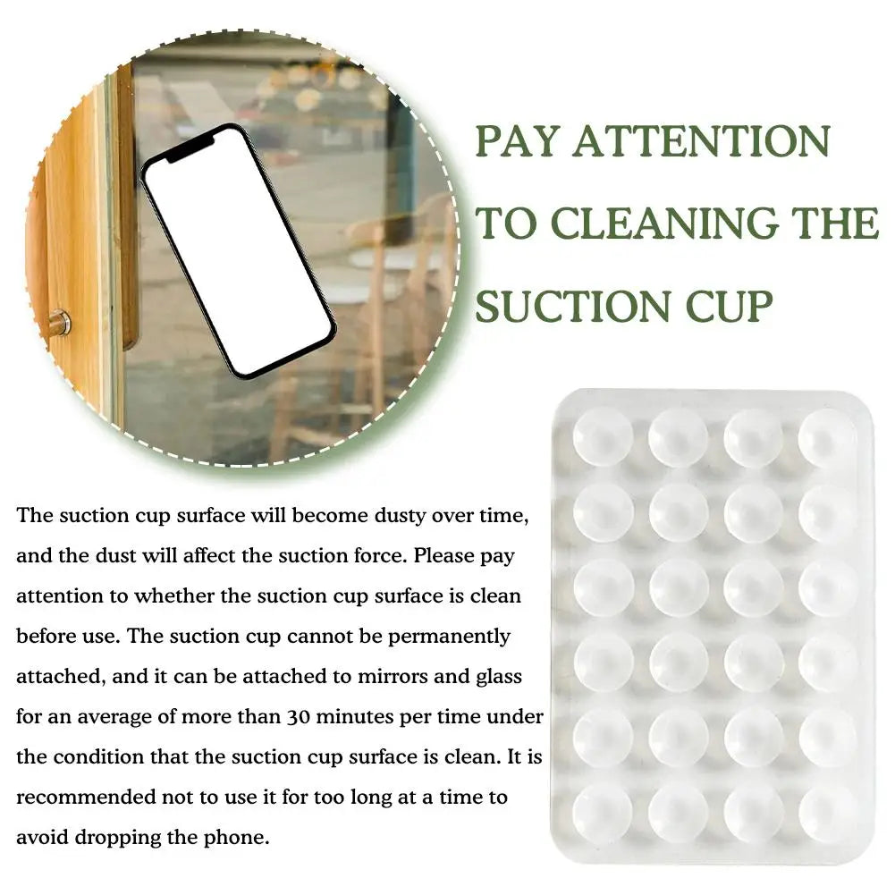 5pcs Strong Grip Phone Holder Adhesive Silicone