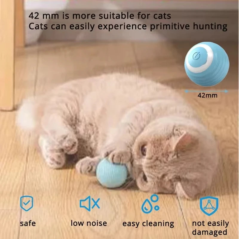 Cat Interactive Ball Training Self-moving Kitten Electric