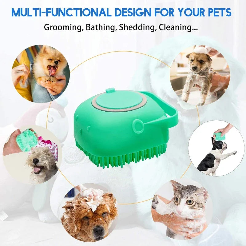 Pet Shampoo Brush 2.7oz 80ml Grooming