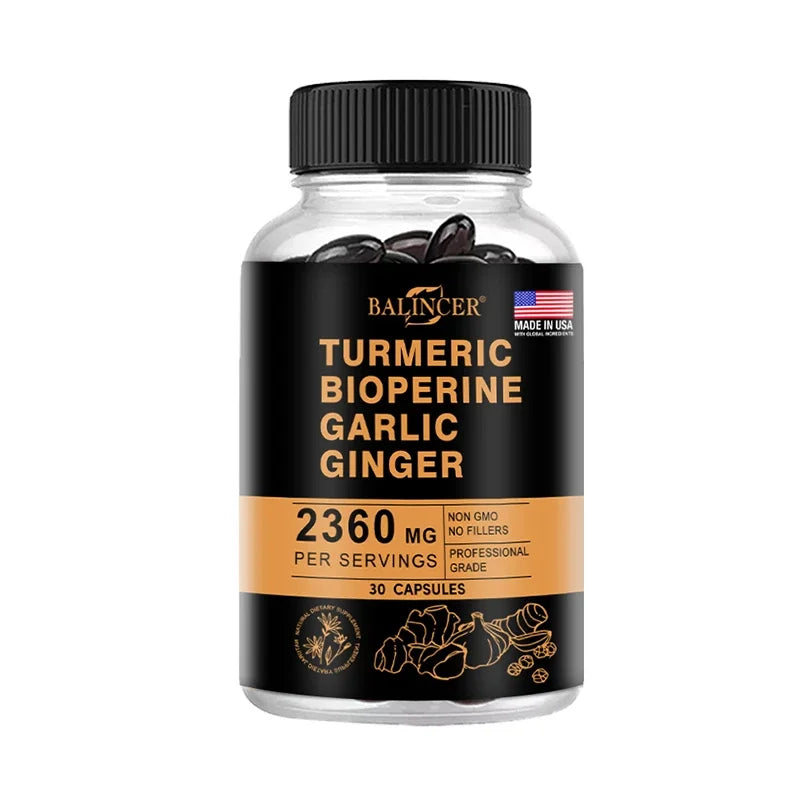 Ginger Supplement with Garlic, for Joint, Digestive & Immune Support